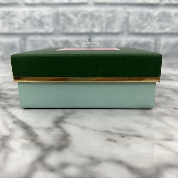 Kate Spade Small Logo Green & Pink Gift Box - Picture 3 of 5